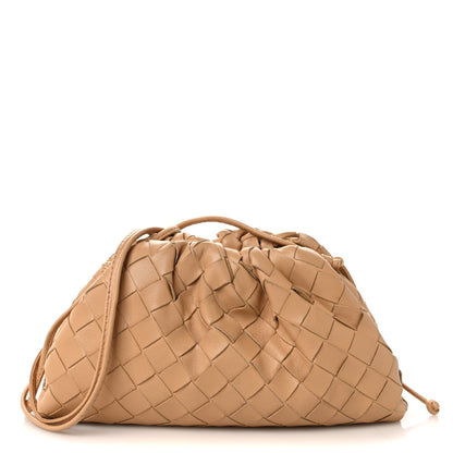 Bottega Veneta Nappa Intrecciato The Mini Pouch Almond 1 of 10