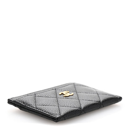 Chanel Caviar Quilted Card Holder Black 4 of 10