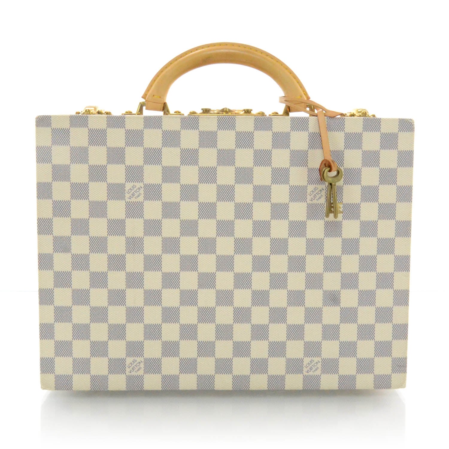 Louis Vuitton Damier Azur Boite Bijoux 34 Jewelry Case 1 of 8