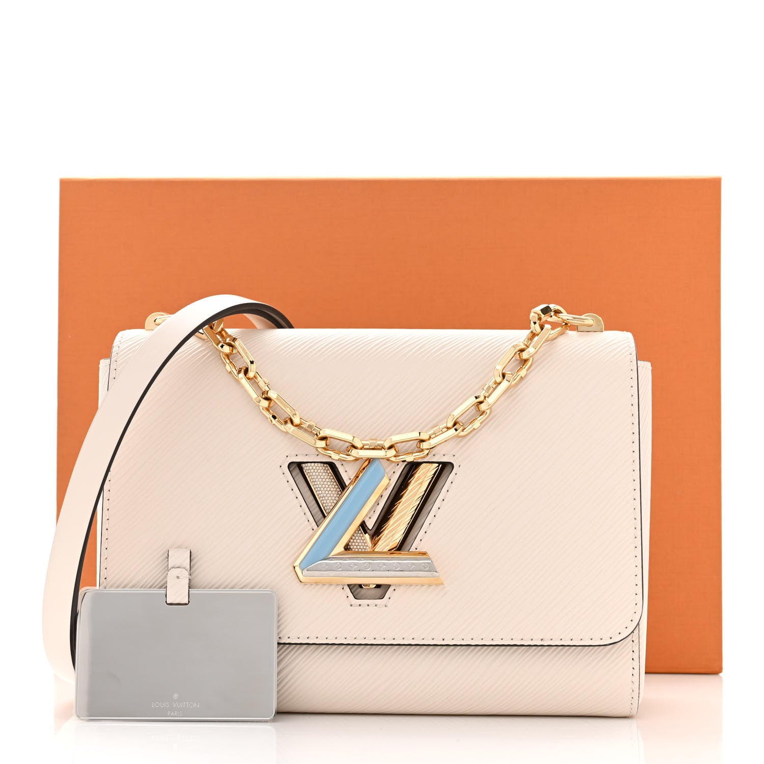 Louis Vuitton Epi Twist Shoulder Bag MM Quartz 11 of 11