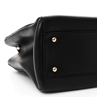 Chanel Grained Calfskin Small Neo Executive Shopper Tote  Black 9 of 11