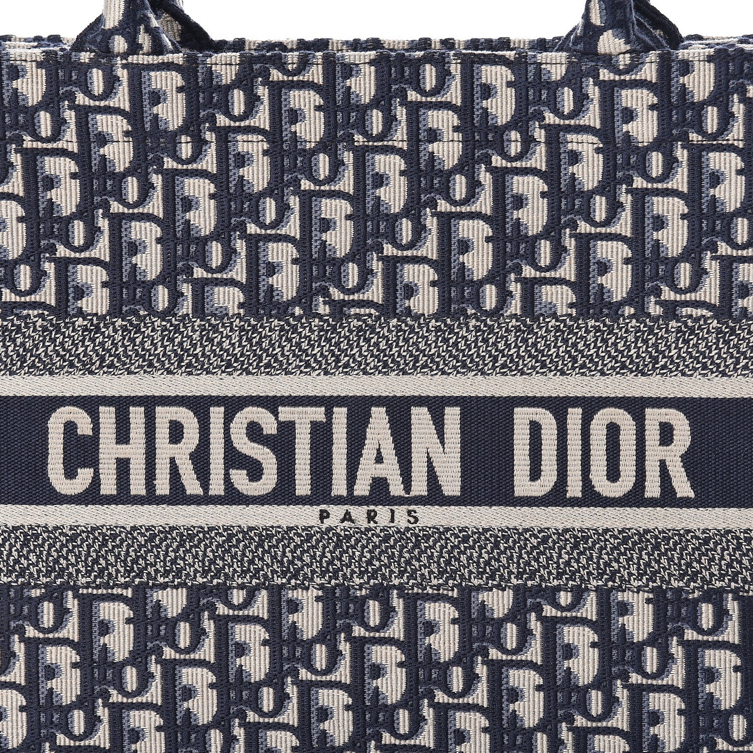 Christian Dior Oblique Medium Book Tote Blue Multicolor 10 of 10