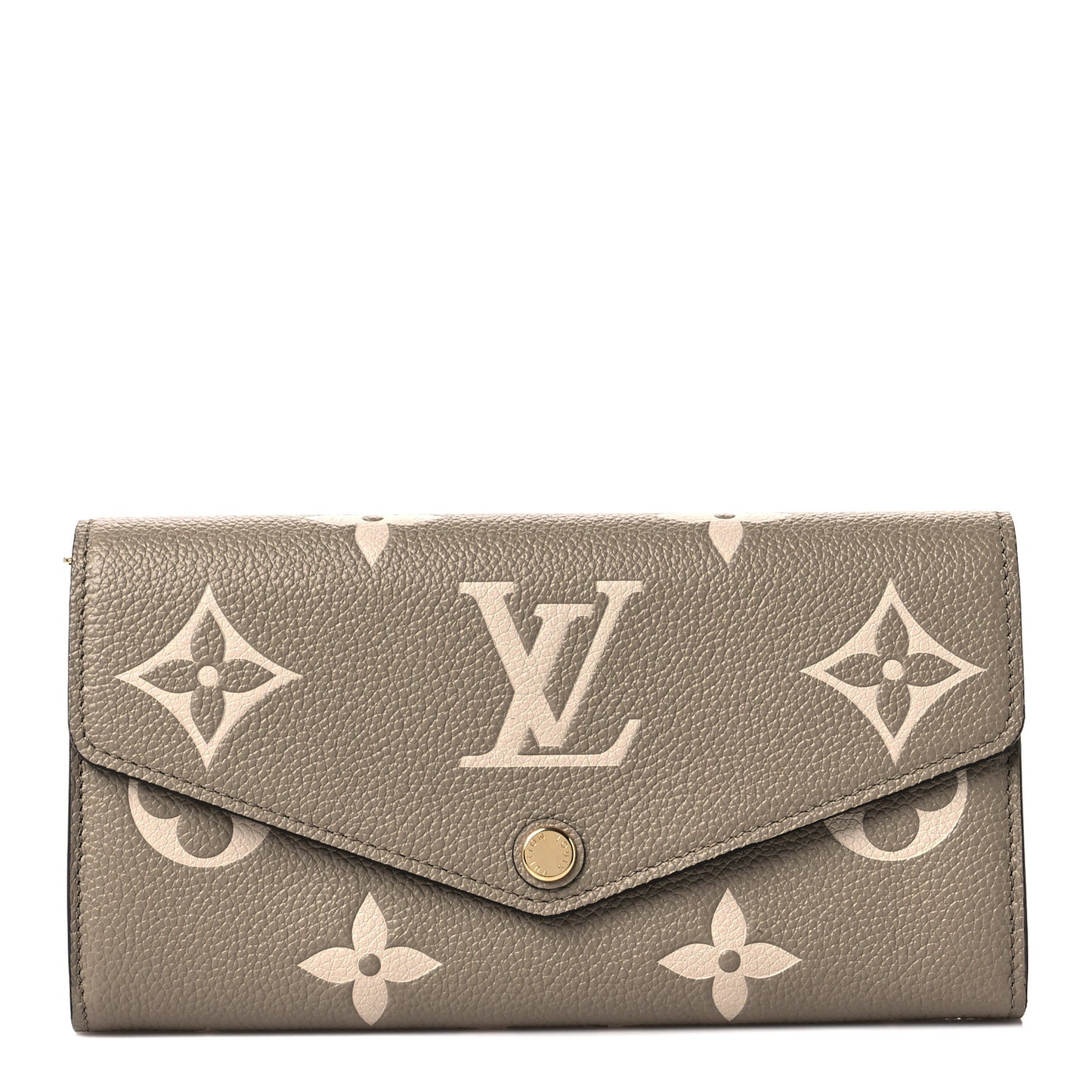 Empreinte Monogram Giant Sarah Wallet Tourterelle Creme