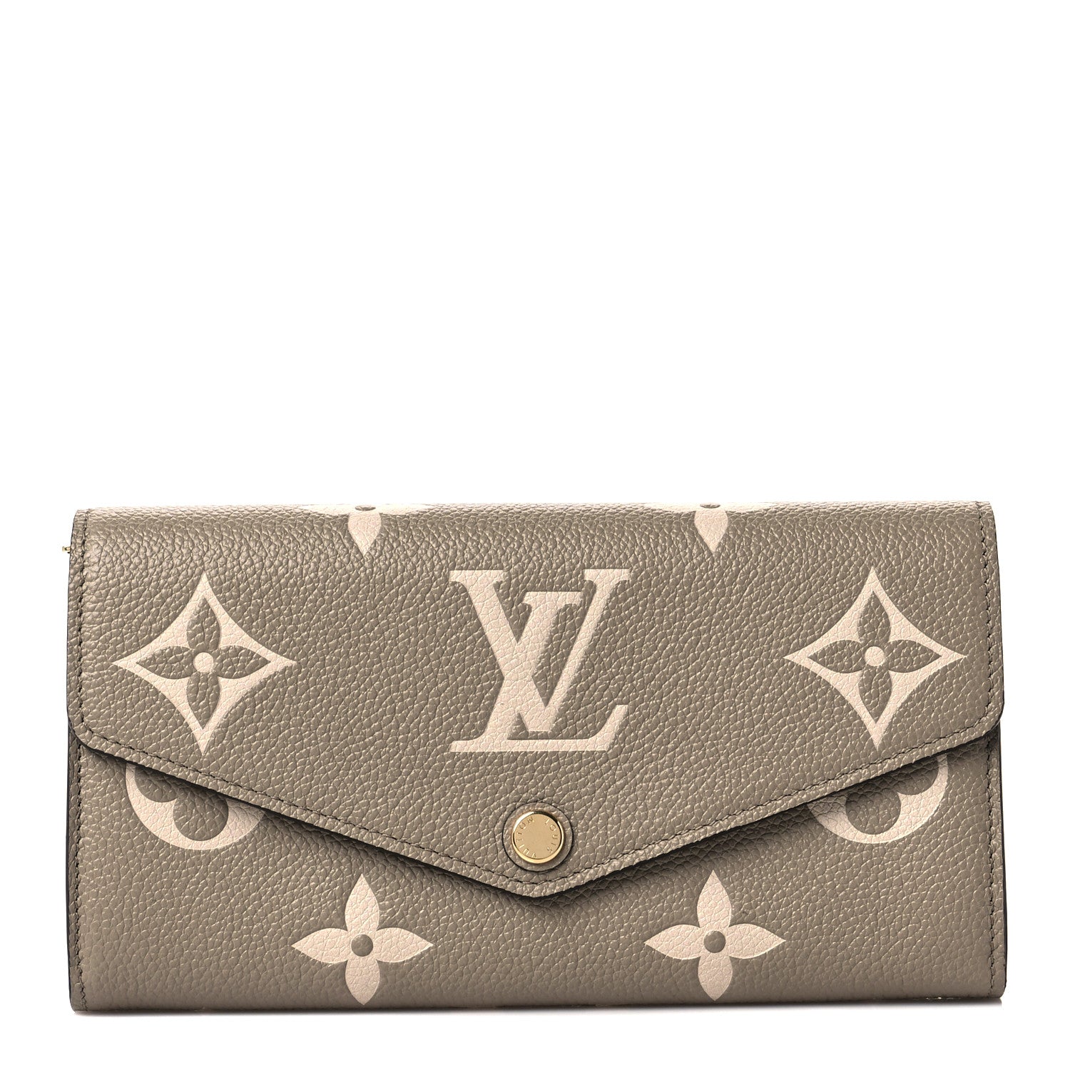 Louis Vuitton Empreinte Monogram Giant Sarah Wallet Tourterelle Creme 1 of 9