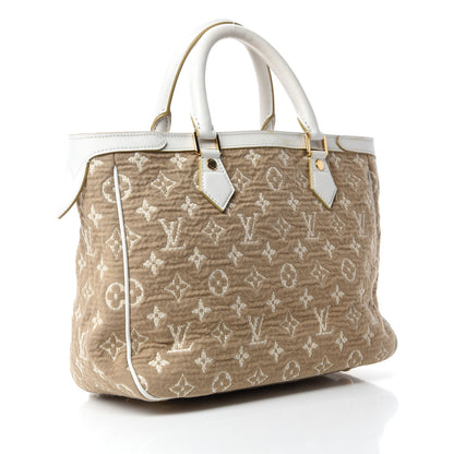 Louis Vuitton Monogram Sabbia Cabas MM White 3 of 12