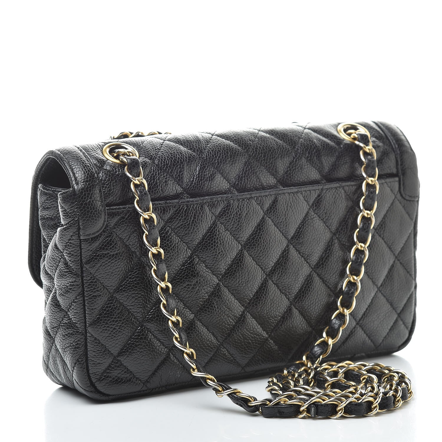Chanel Crumpled Grained Calfskin Small Flap Black 3 of 11