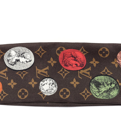 Louis Vuitton X FORNASETTI Silk Monogram Cameo Bandeau Brown 3 of 4