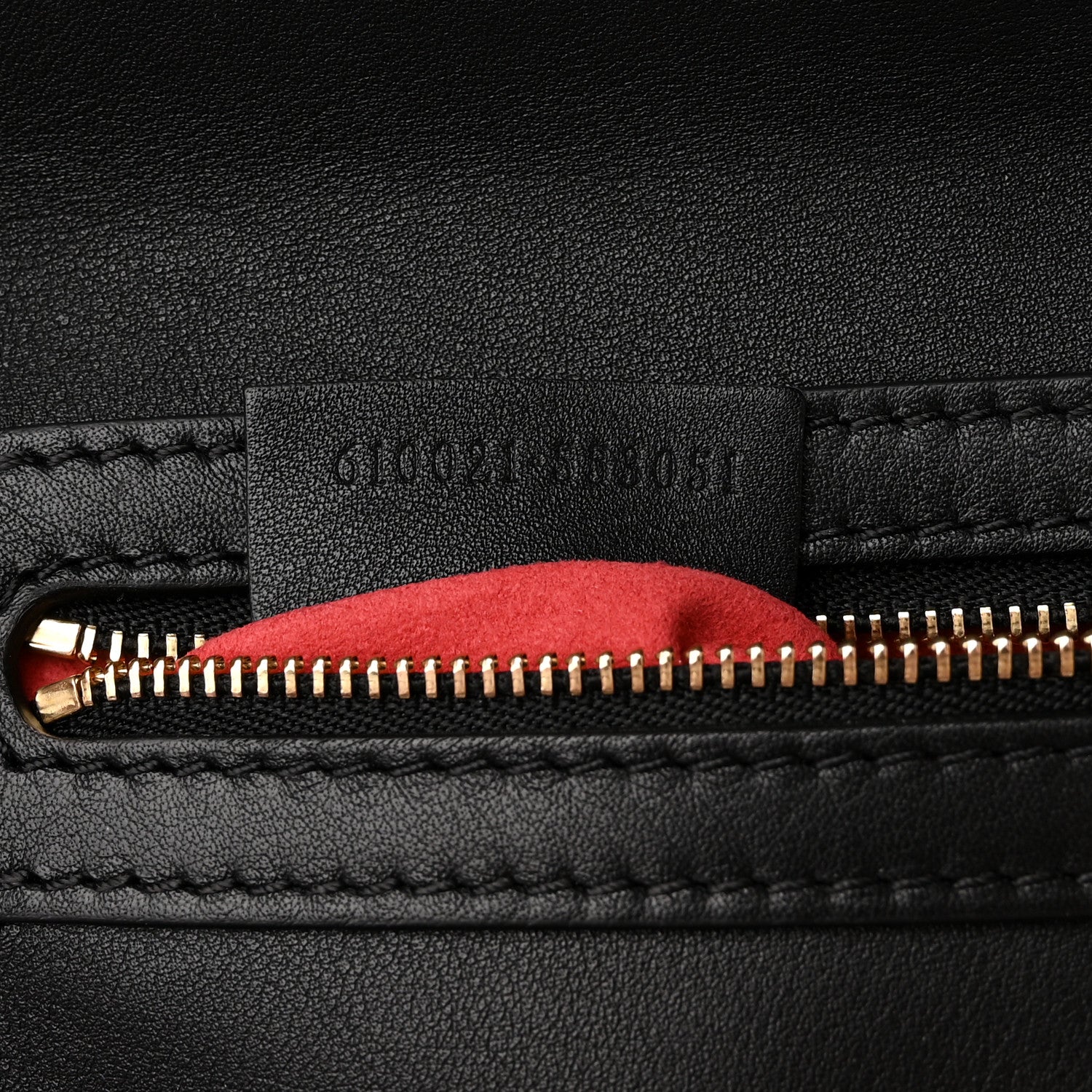 Alexander McQueen Calfskin The Small Story Bag Black Red 7 of 14