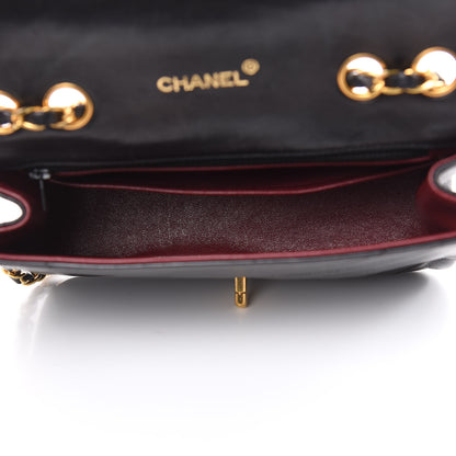 Chanel Lambskin Ribbon Quilted Small Single Flap Black 5 of 16