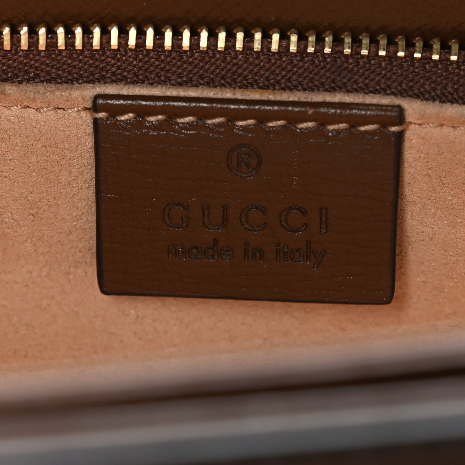Gucci GG Supreme Monogram Horsebit 1955 Shoulder Bag Beige Brown Sugar 6 of 10
