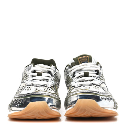 Bottega Veneta Fishnet Fabric Orbit Sneakers  40 Mud white 3 of 9