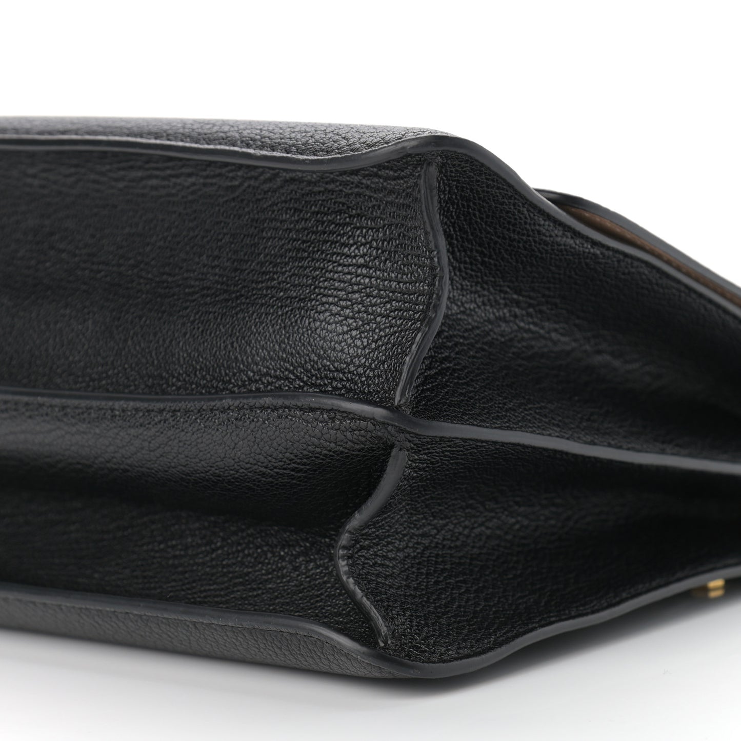Goatskin Medium Alice Bag Optic Black