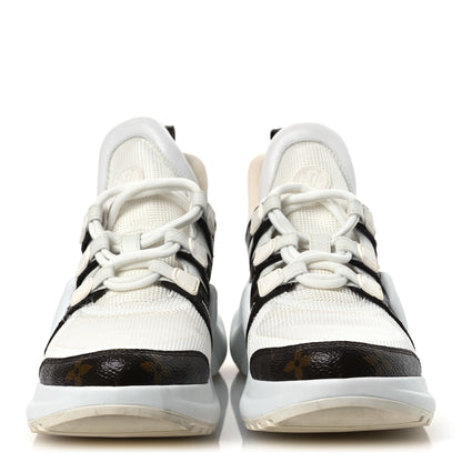 Louis Vuitton Patent Monogram LV Archlight Sneakers 39 White 3 of 13