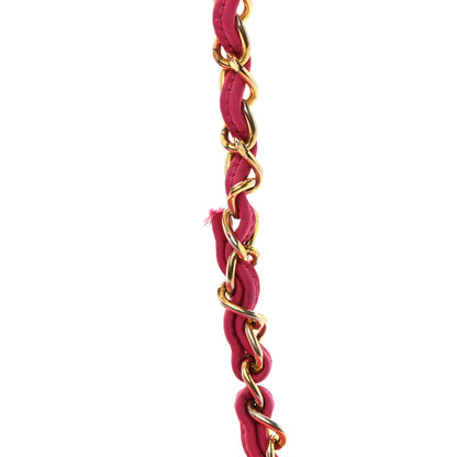 Chanel Satin Quilted Medium Double Flap Fuchsia 22 of 24