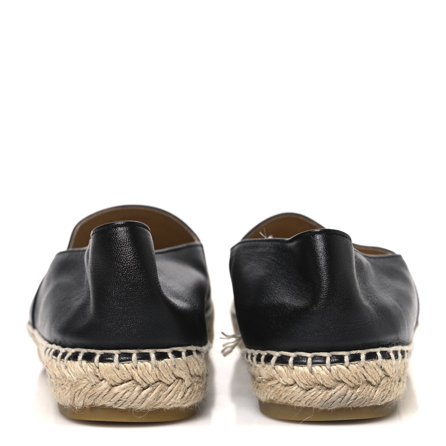 Chanel Lambskin CC Espadrilles 41 Black 6 of 12