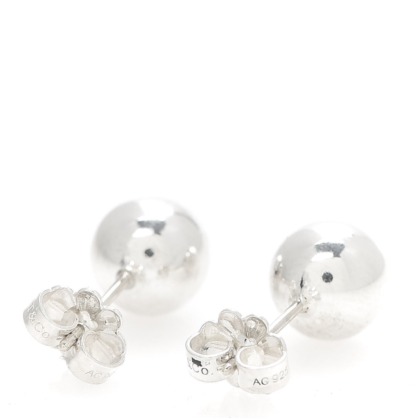 Sterling Silver 8mm HardWear Ball Earrings