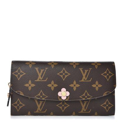 Louis Vuitton Monogram Bloom Flower Emilie Wallet 1 of 9