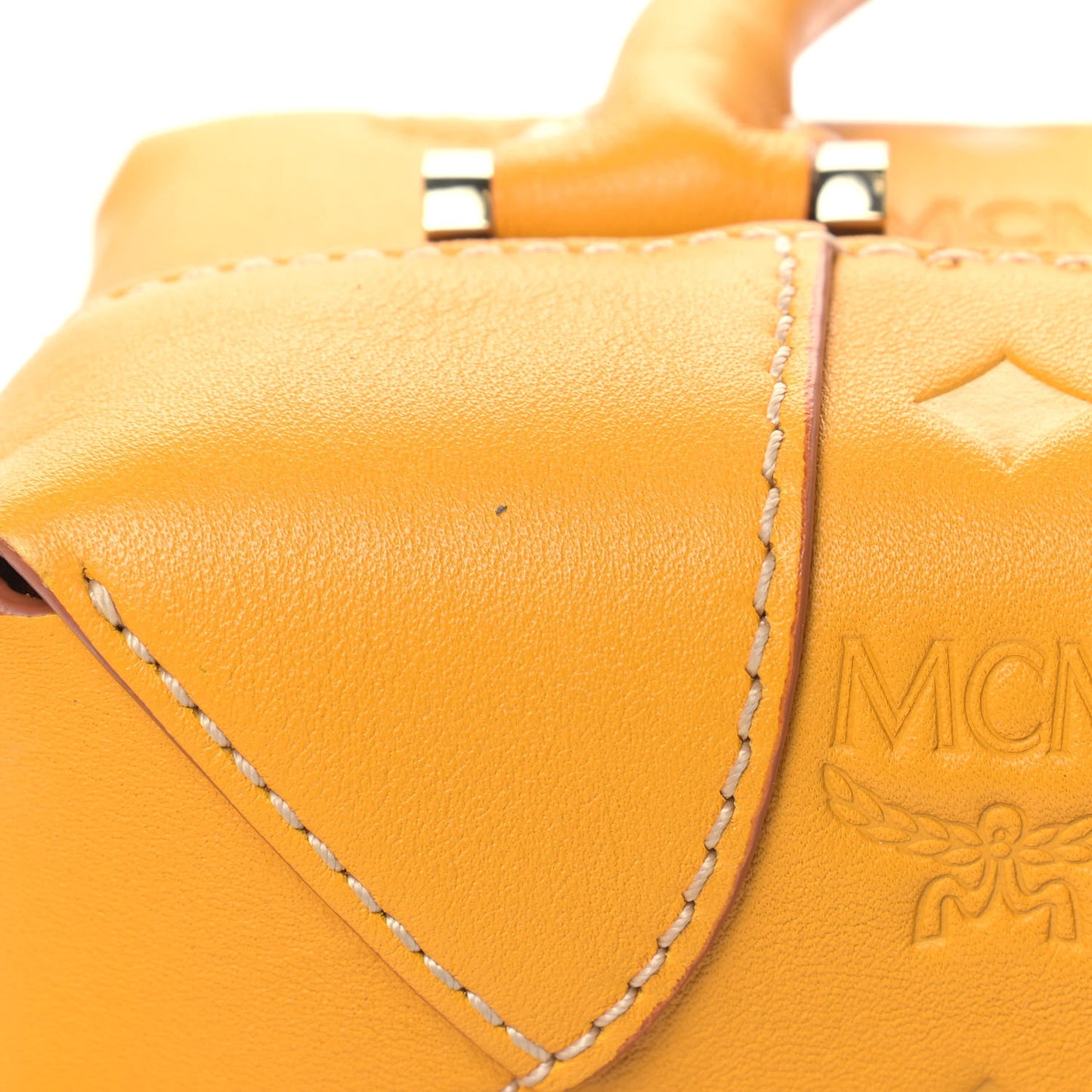 Calfskin Ottomar Monogram Soft Berlin Crossbody Golden Mango