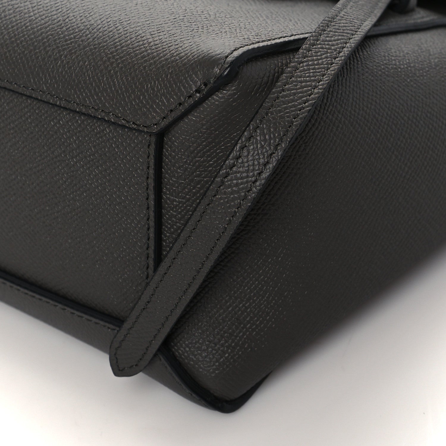 Celine Grained Calfskin Nano Belt Bag Grey 9 of 9