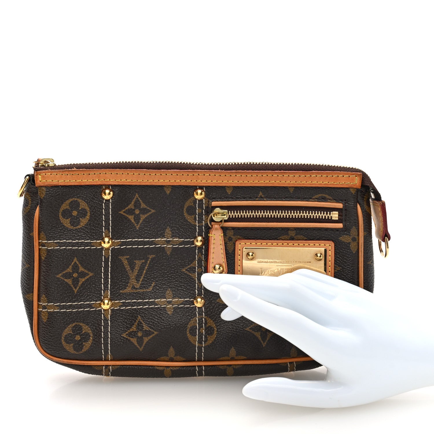 Louis Vuitton Monogram Riveting Pochette Accessories 2 of 10