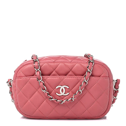 Chanel Lambskin Quilted Small Timeless Camera Case Pink 1 of 9