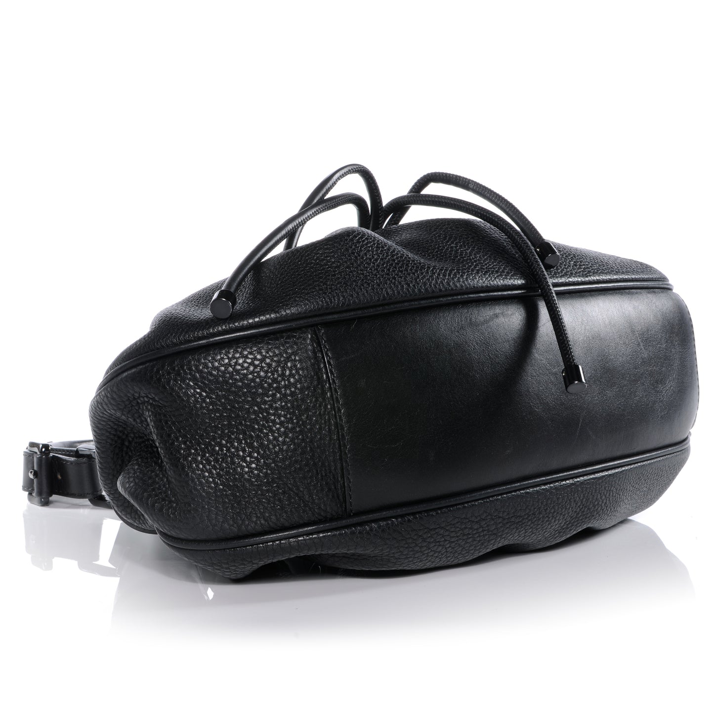 Prorsum Leather Warrior Hobo Black