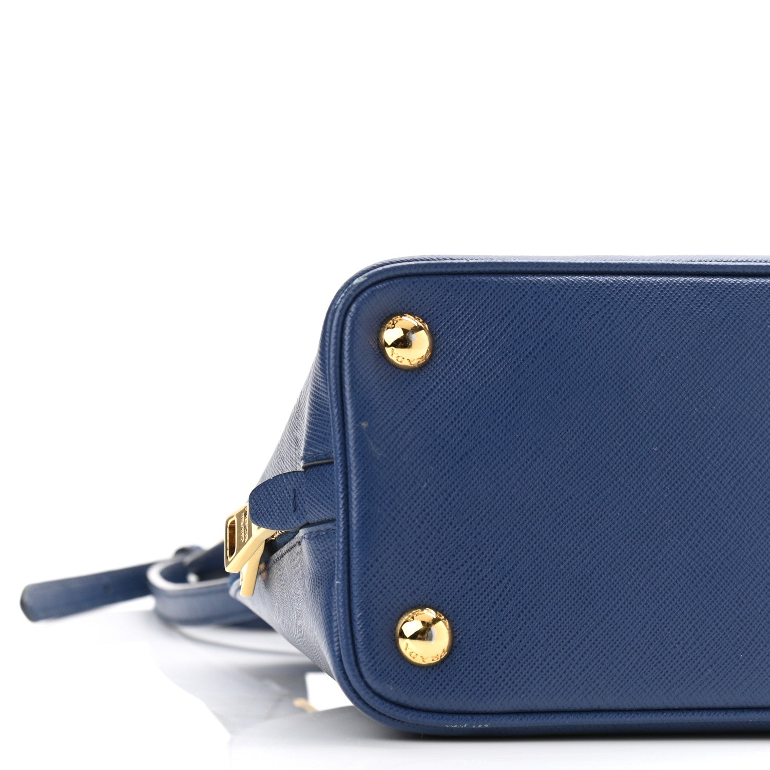Prada Saffiano Lux Small Promenade Tote Bluette 9 of 9