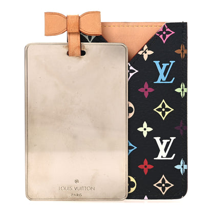 Louis Vuitton Monogram Multicolor Mirror and Case Pouch Black 3 of 10