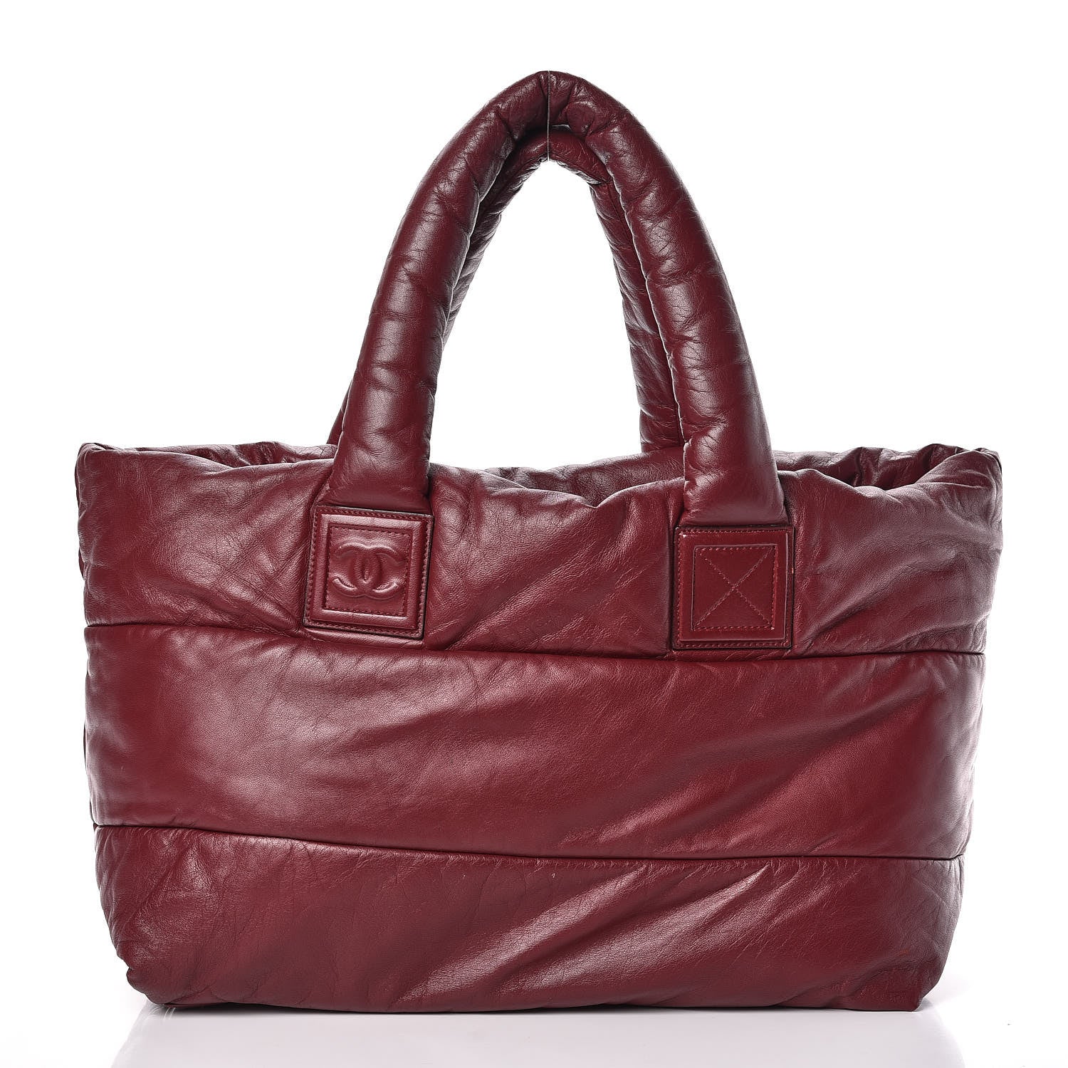 Chanel Lambskin Quilted Medium Coco Cocoon Reversible Tote Black 3 of 21