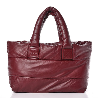 Chanel Lambskin Quilted Medium Coco Cocoon Reversible Tote Black 3 of 21