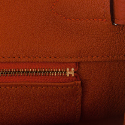 Hermes Togo Birkin 35 Orange 12 of 26