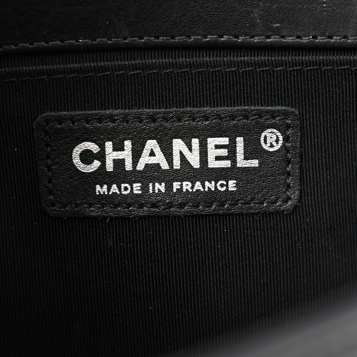 Chanel Glitter Glazed Calfskin Medium Boy Flap Black 6 of 15