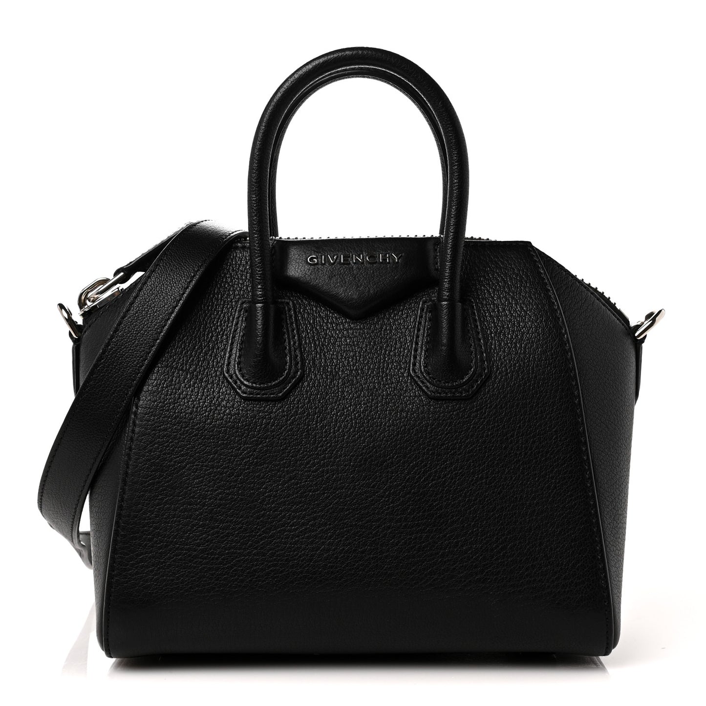 Sugar Goatskin Mini Antigona Black