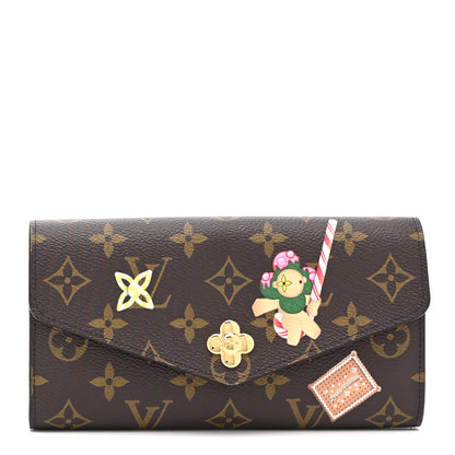 Louis Vuitton Monogram Candy Factory Sarah Wallet Candy Red 1 of 8