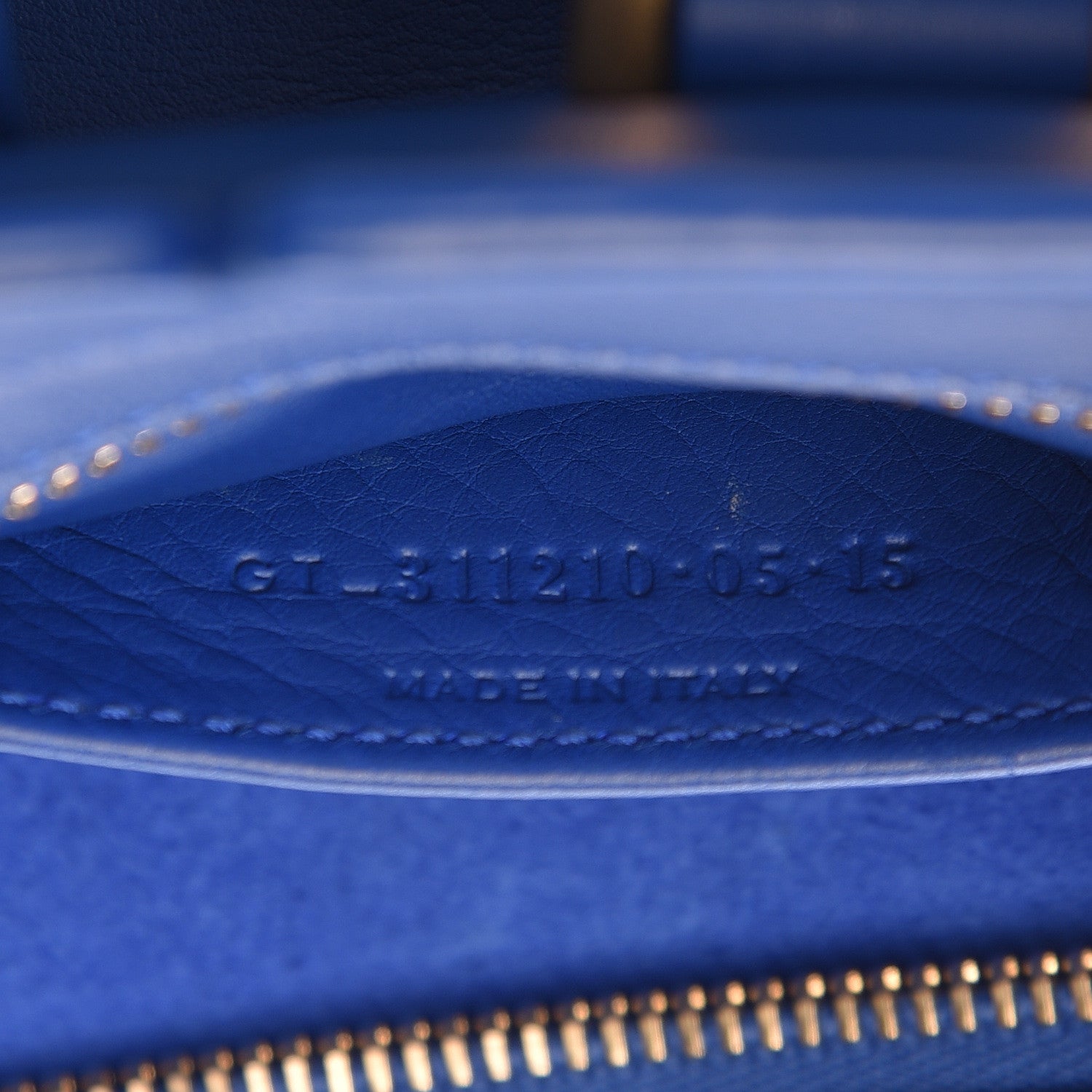 Saint Laurent Calfskin Small Classic Y Cabas Royal Blue 9 of 12