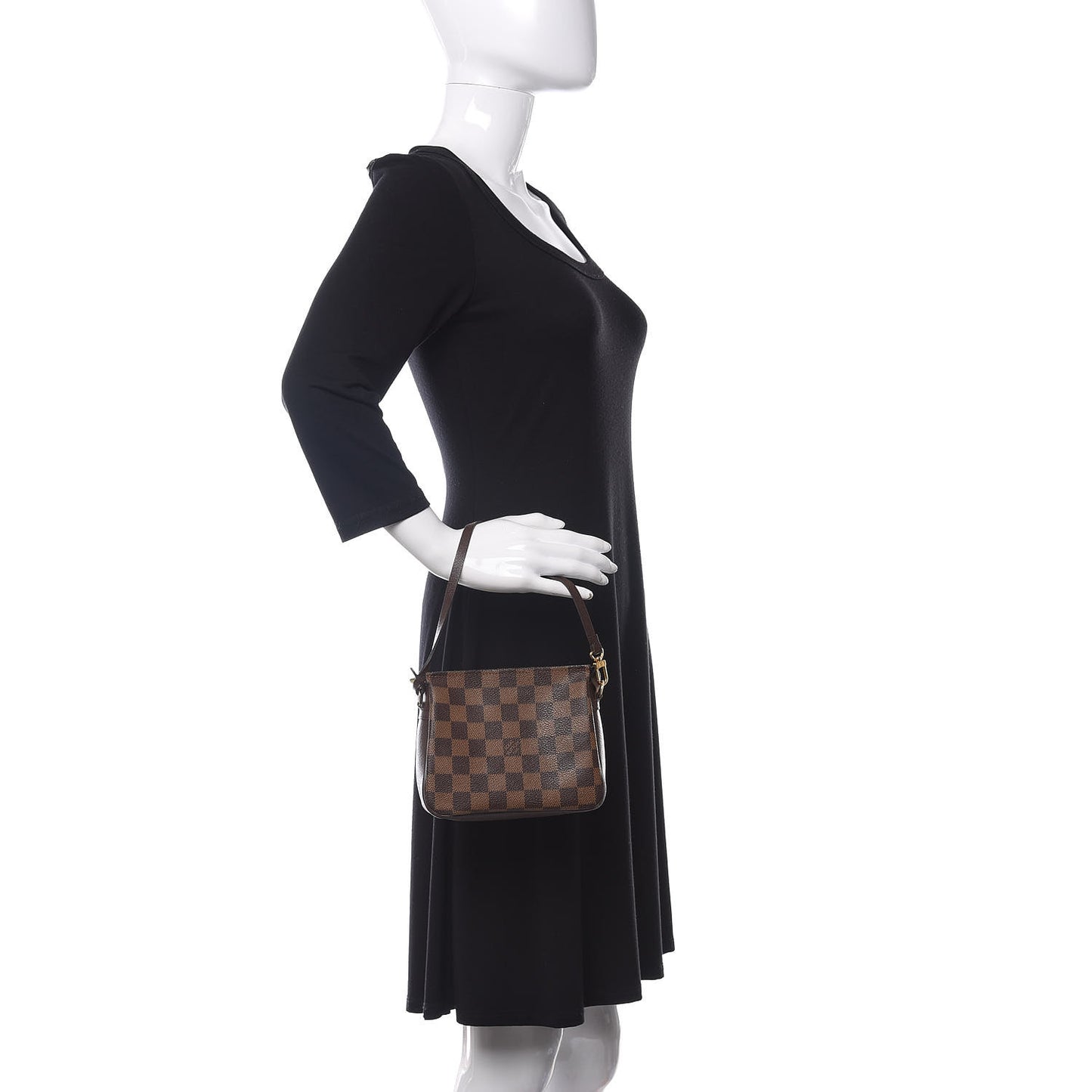 Damier Ebene Trousse Make Up Bag Pochette