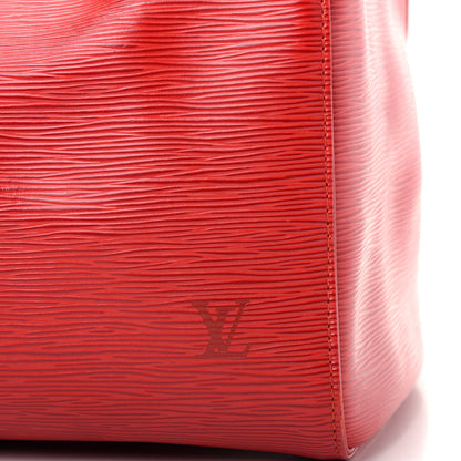 Louis Vuitton Epi Keepall 45 Castillan Red 9 of 9