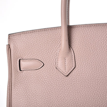 Hermes Taurillon Clemence Birkin 30 Glycine 11 of 44
