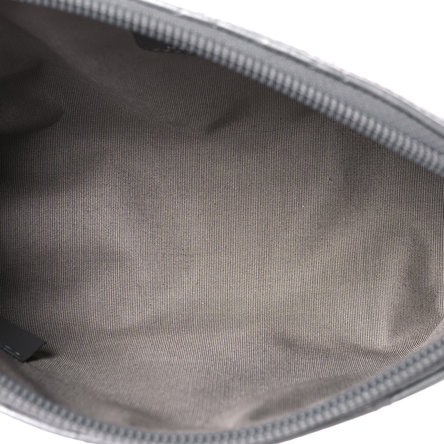 Chanel Metallic Aged Calfskin Quilted Palette Cosmetic Case Silver 5 of 15