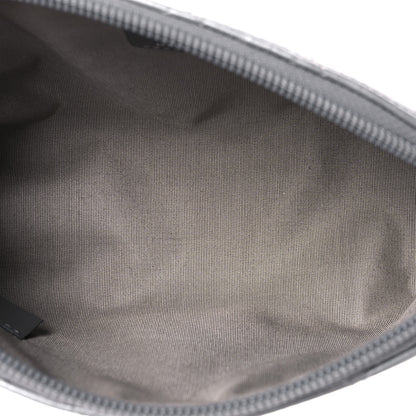 Chanel Metallic Aged Calfskin Quilted Palette Cosmetic Case Silver 5 of 15