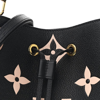 Louis Vuitton Empreinte Monogram Giant Neonoe MM Black Beige 9 of 12