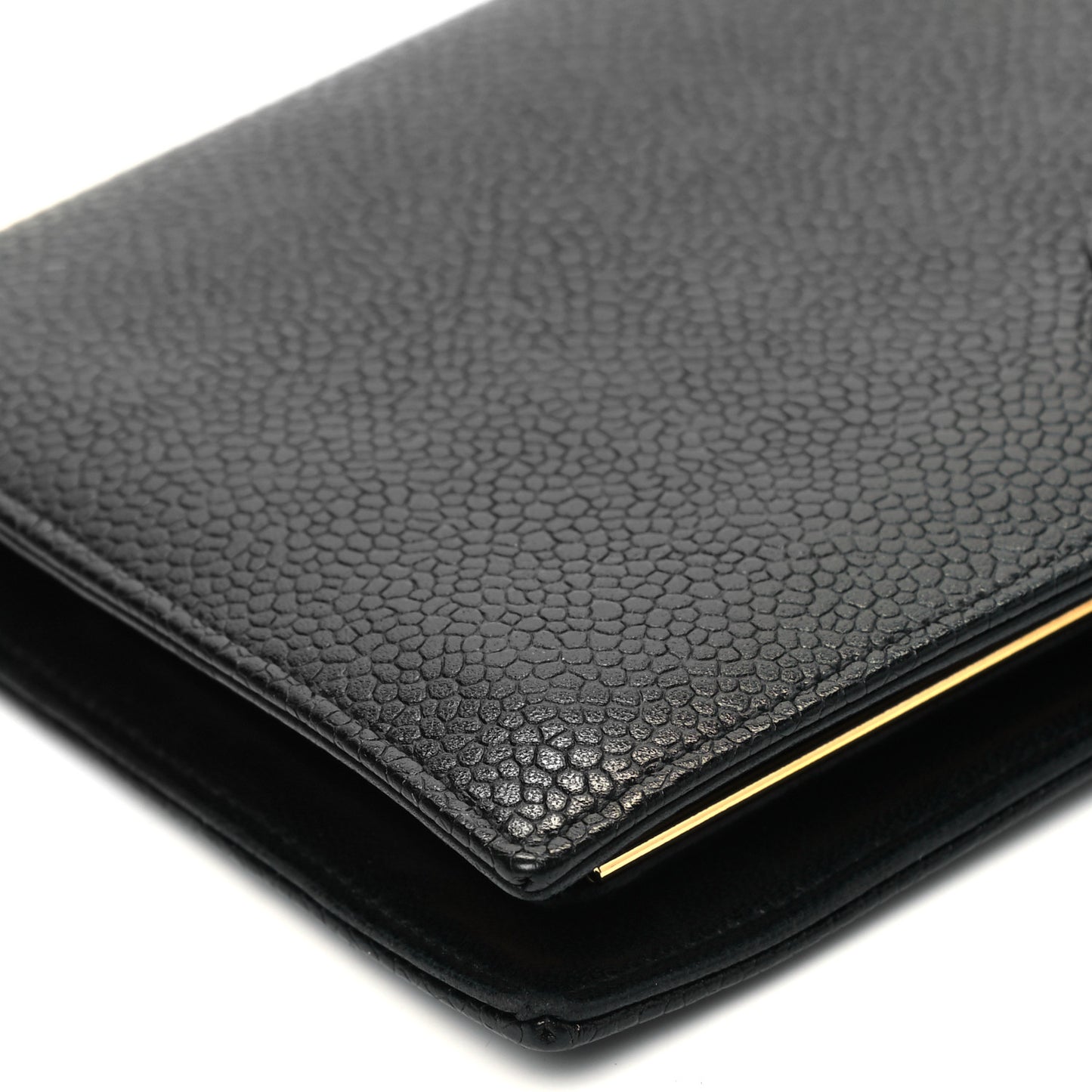 Caviar Timeless CC French Wallet Black