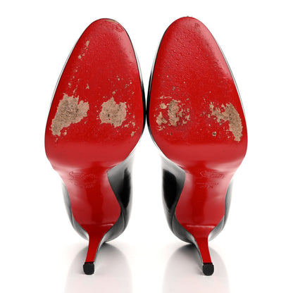 Christian Louboutin Patent Dolly 85 Pumps 37.5 Black 6 of 11