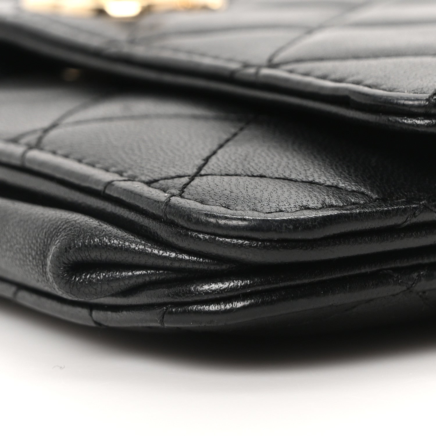 Chanel Lambskin Quilted Trendy CC Wallet On Chain WOC Black 11 of 11