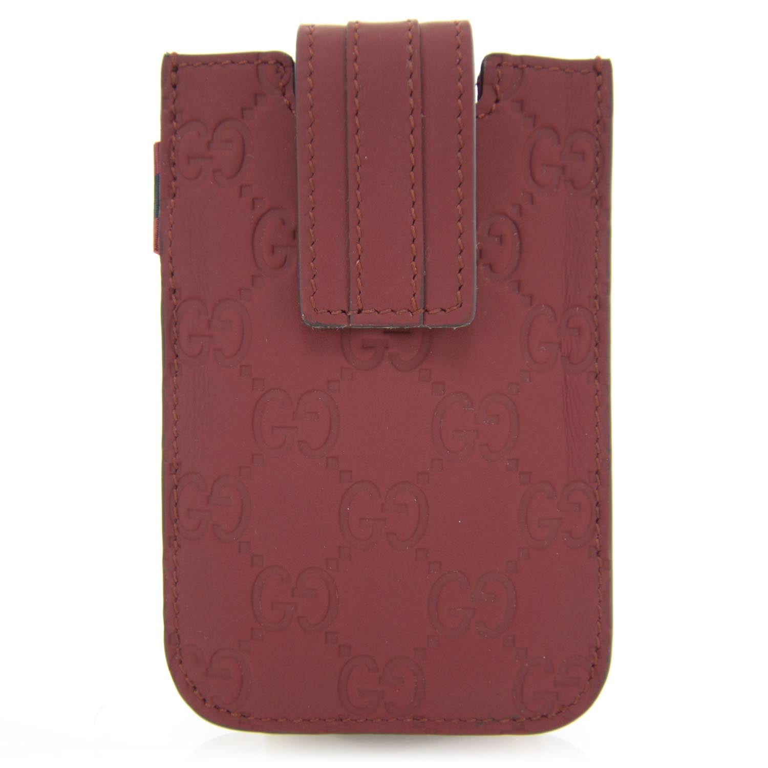 Gucci Rubber Guccissima iPhone 3 and 4 Case Red 1 of 6