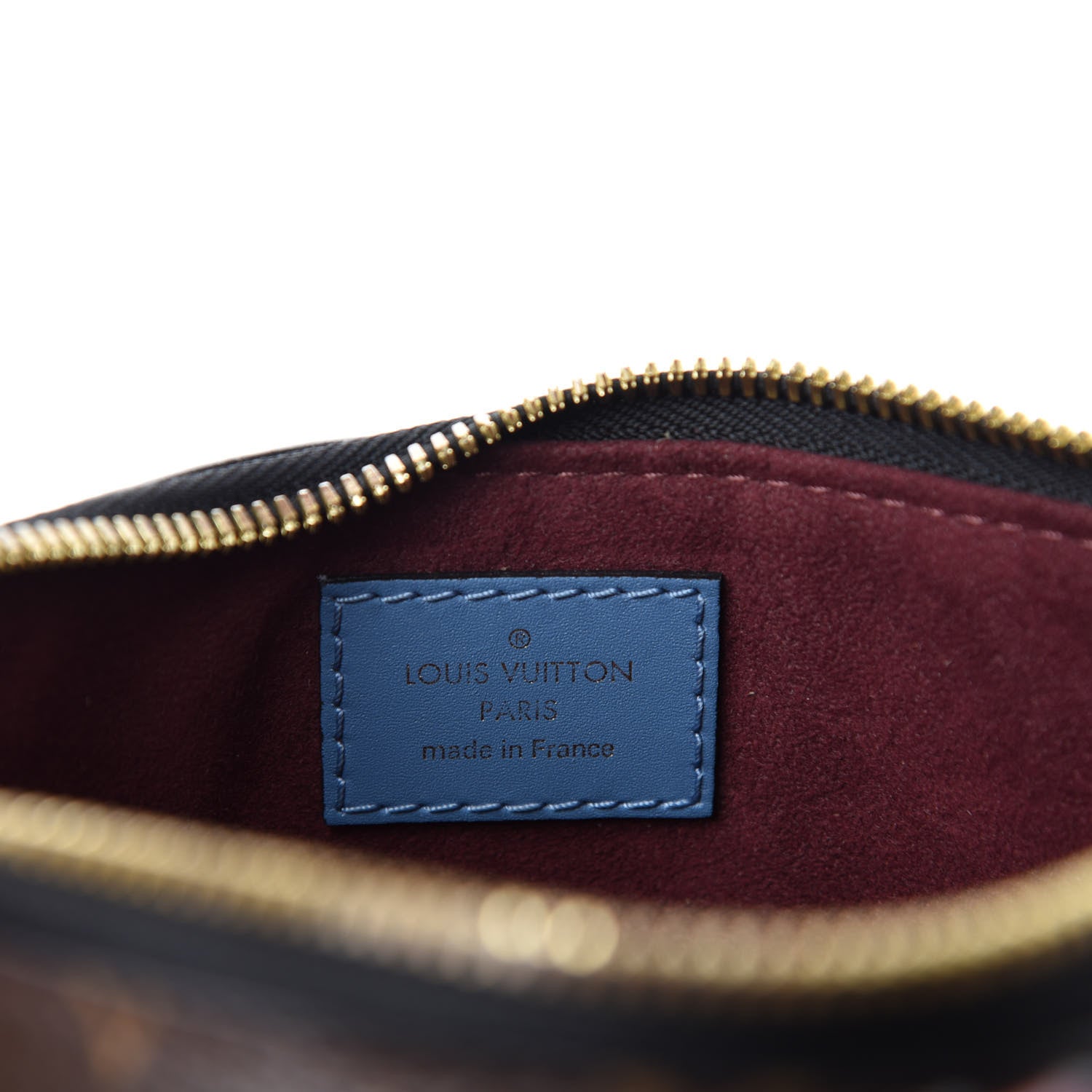 Louis Vuitton Monogram Beaubourg Hobo Mini Bordeaux Red Peach Safran Blue Jean Blue 8 of 11