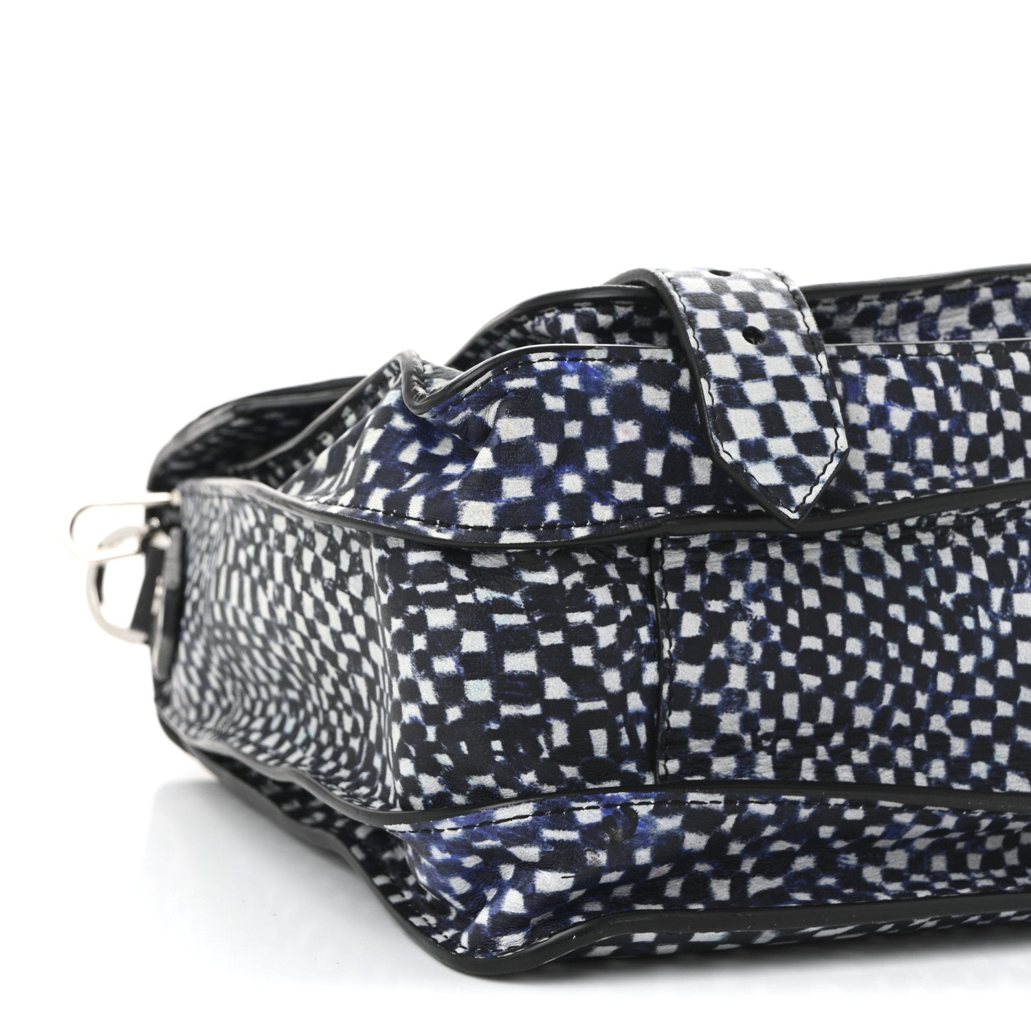 Proenza Schouler X HARMONY KORINE Calfskin PS1 Check Success Medium Satchel Blue 8 of 10