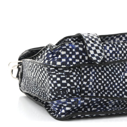 Proenza Schouler X HARMONY KORINE Calfskin PS1 Check Success Medium Satchel Blue 8 of 10