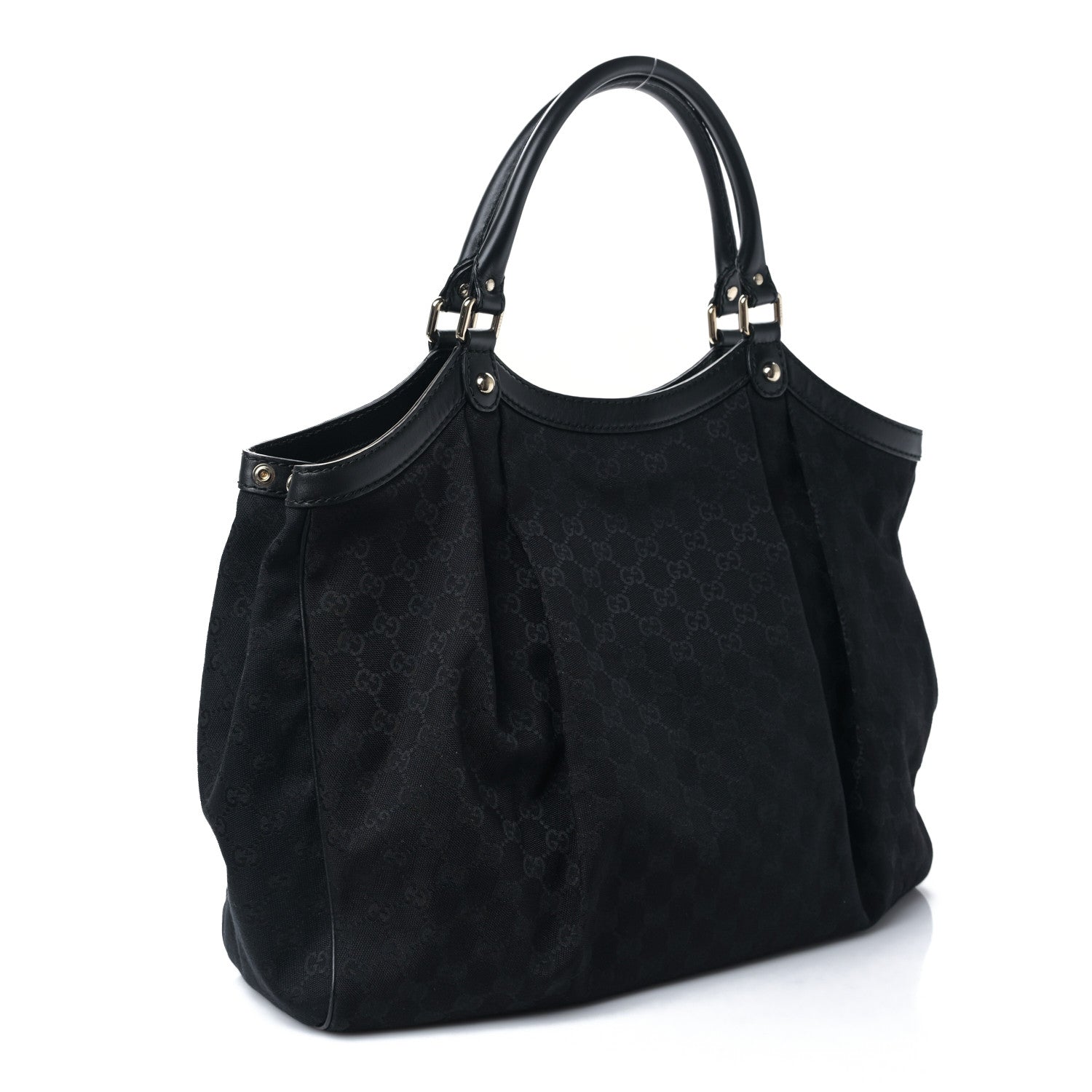 Gucci Monogram Large Sukey Tote Black 3 of 10