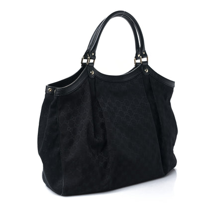 Gucci Monogram Large Sukey Tote Black 3 of 10